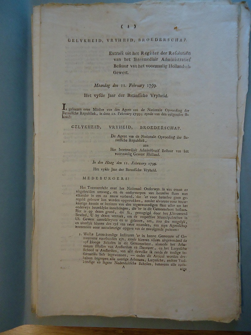 Brief Texel 1799